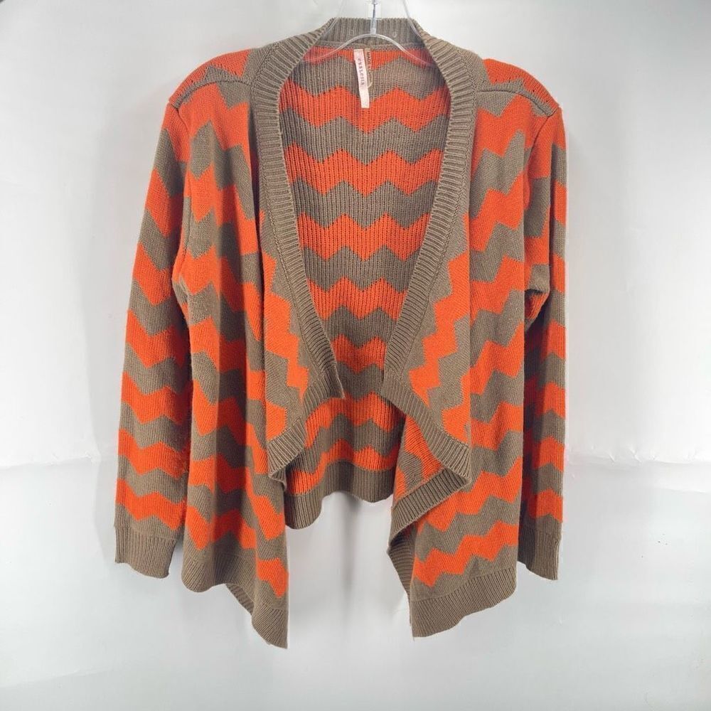 Ekklesia Women's Open-front Ribbed Knit Cardigan Free Size Small medium - Picture 3 of 12